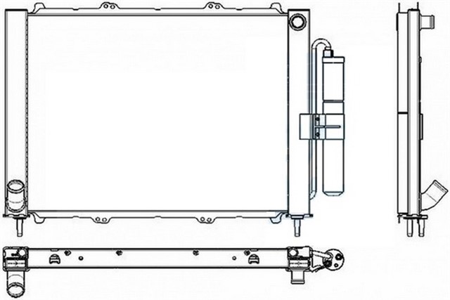 RADYATOR KONDENSER KNG 1.9 DCI 03 MEK AC 510X382X18 16
