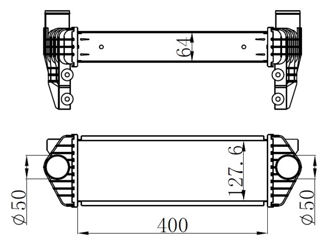 TURBO INTERCOLL RADYATORU TRANSIT CONNECT TC7 06 14 1.8DI 1.8 TDCI AL PL SYSTEM