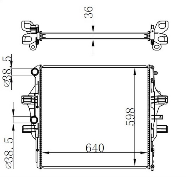 RADYATORU IVECO DAILY 2013