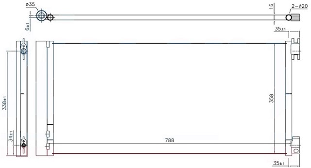 KLIMA BRAZING CONDENSER TRAFFIC III 14 / VIVARO 14 940596 - 4422250