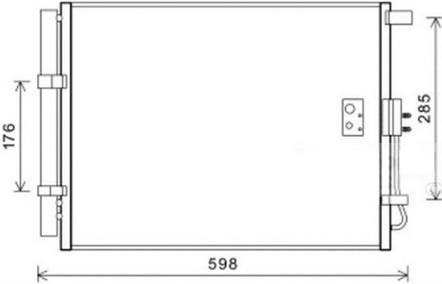 KLIMA BRAZING CONDENSER A/M 0 I30/ELANTRA/CEED 1.4CRDI/1.6CRDI 2012 - 940267