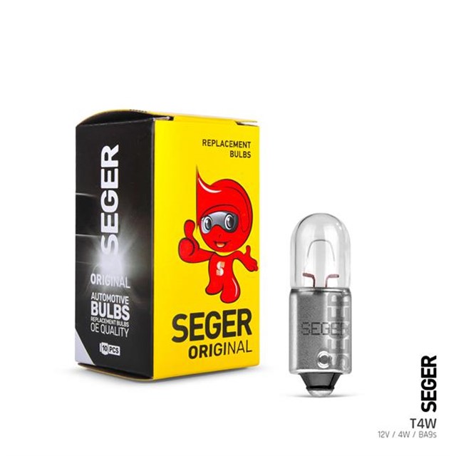 AMPUL T4W 12V 4W BA9S 53 STANDART YENILEME