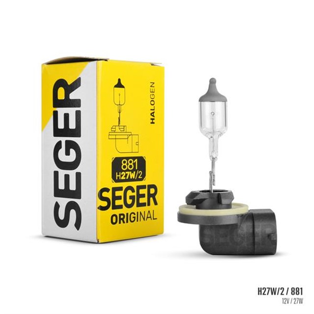 AMPUL H27W/2 881 12V 27W PGJ13 EGRI SOKET STANDART YENILEME 3.500K STANDART ISIK
