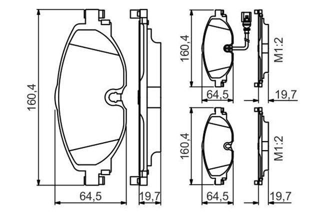 FREN BALATASI ON GOLF7 - A3 - LEON - PASSAT - ARTEON - TIGUAN - T - ROC - Q3 - OCTAVIA 13 - 