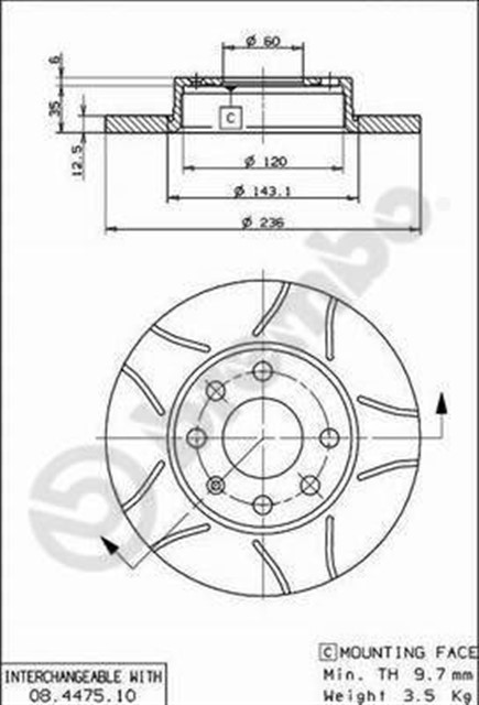 FREN DISKI ON MAX OPEL