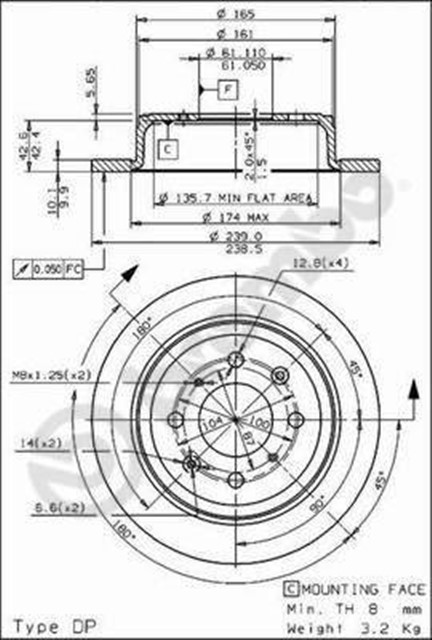 FREN DISKI ARKA MAX HONDA