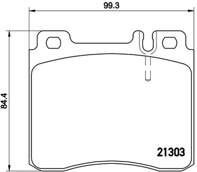 FREN BALATASI ON MERCEDES S - CLASS W140 91 98
