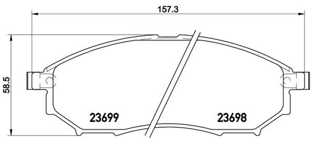 FREN BALATASI ON RENAULT KADJAR 2015 - NISSAN QASQHAI 1.6 - 2.0 DCI 07 - 14 LOW - MET