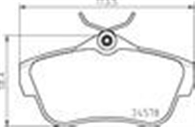 FREN BALATASI ARKA LOW - MET FIAT