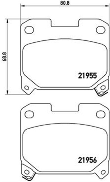 FREN BALATASI ARKA LOW - MET TOYOTA