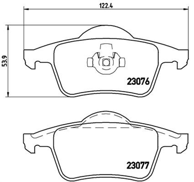 ARKA BALATA VOLVO S60 2000 - 2010 S80 1998 - 2006 V70 97 - 07 XC70 97 - 07 S70 97 - 00