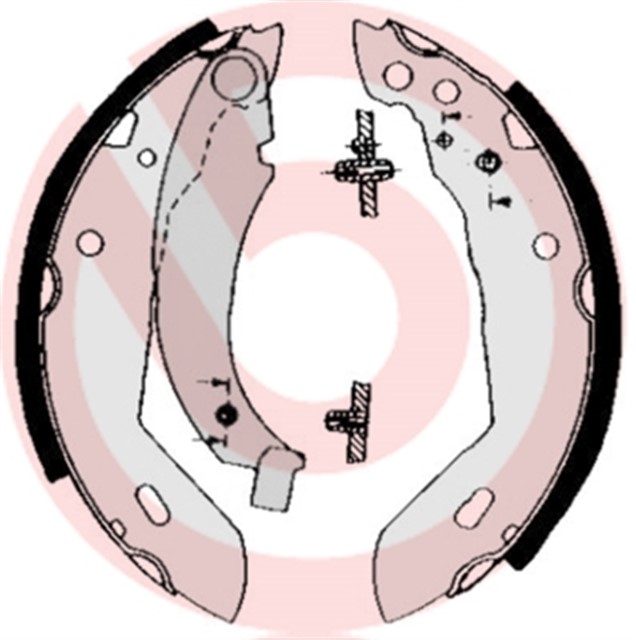 EL FREN BALATASI PEUGEOT 205 HATCHBACK VAN 08/90 - 05/97 - PEUGEOT 205 I 741A/C 02/83 - 10/87 - PEUGEOT 20