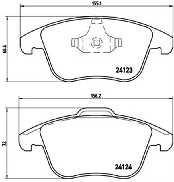 ON FREN BALATASI EVOQUE 12 - 18 FREELANDER 2 06 - 14 / MONDEO IV 07 / S MAX GALAXY 07 VOLVO S60 II 1.5 T3 15 18 S80 II 2.0 08 12 V60 I 11 15 V70 III 09 15 XC70 II 09 12