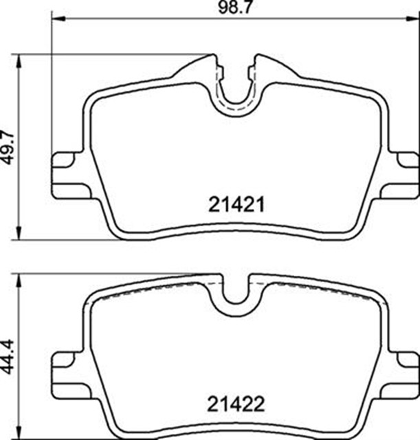 FREN BALATASI BMW G - 20/21/22/23 ARKA