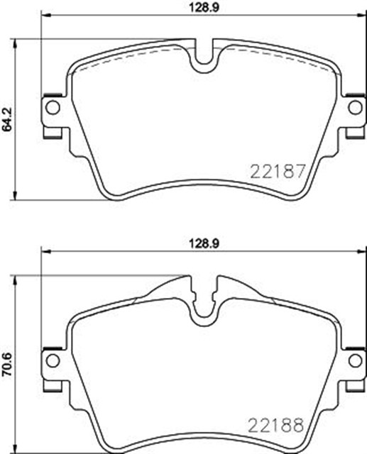 FREN BALATASI ON BMW 1F52 - 2F45 - F46 - X1 F48 - X2 F39 - MINI F54 - F55 - F56 - F57 - F60
