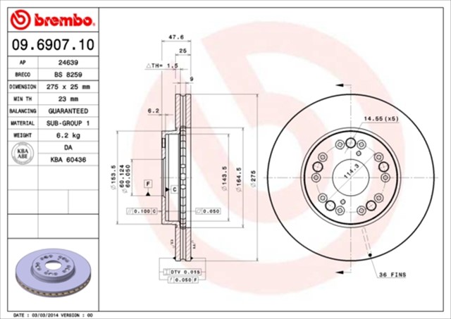 FREN DISKI LEXUS LS F1 09 - 89 - 12 - 95