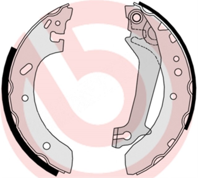 ARKA PABUC BALATA ESCORT V/VI 1.4 1.6 1.8D ABS SIZ 95 FIESTA 1.3 1.4 1C8D 203X38