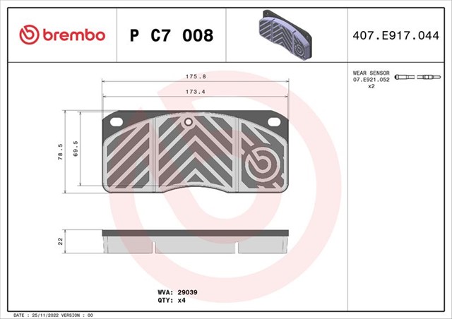 FREN BALATASI NISSAN ECO - T 01/97 - 12/00 - VOLVO FL6 09/85 - 08/00 - VOLVO FLC 09/96 - 09/00