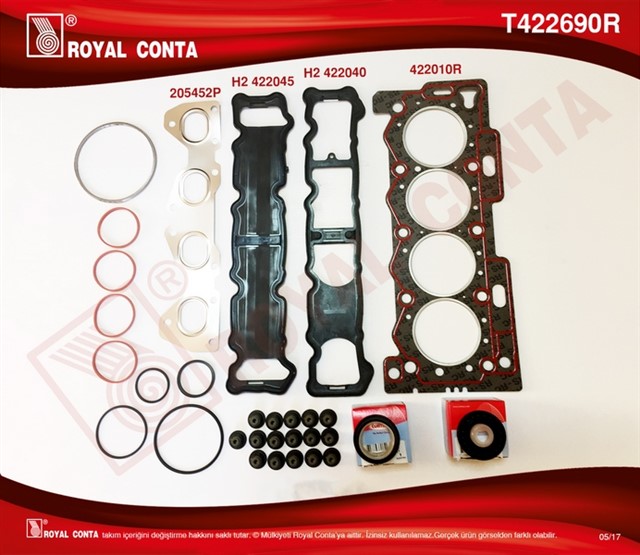 X UST TAKIM CONTASI CORTECO KECELI S.LASTIKLI P206 - P207P307 - P1007 - C2 - C3 - C4 1.4 16V 03 88HP ET3J4
