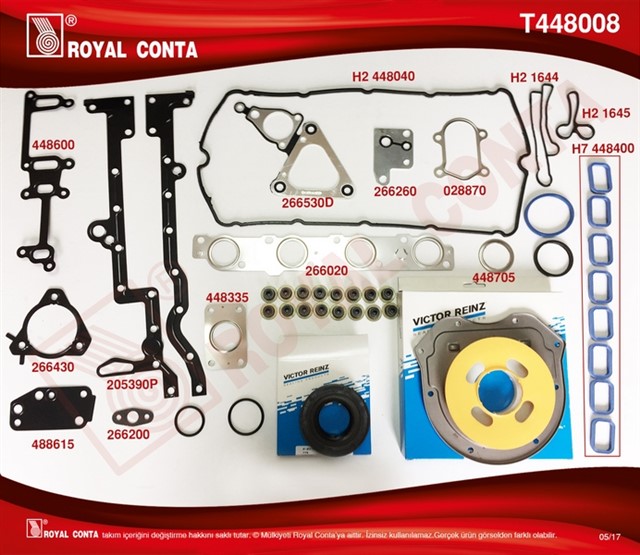 MOTOR TAKIM CONTA R.KECELI - S.LASTIKLI SKC SIZ TRANSIT V184 2.4 TDI 01 06