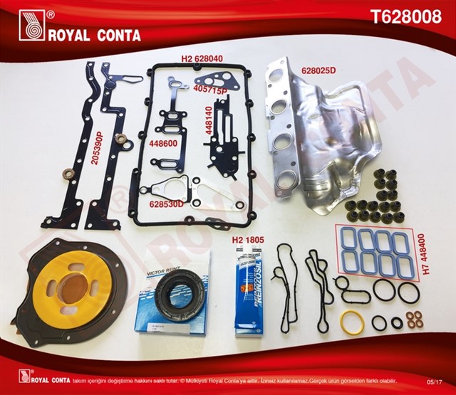 X MOTOR TAKIM CONTA REINZ KEC. SUBP.LASTIK SKC SIZ TRANSIT 2.2 TDCI EURO5 ONDEN CEKER