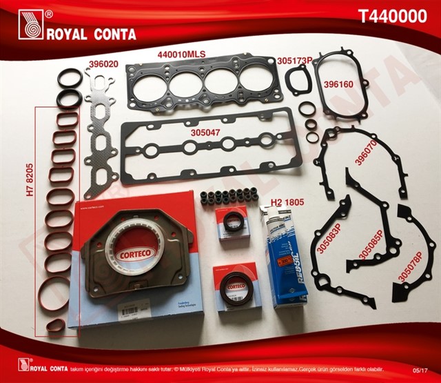 X MOTOR TAKIM CONTA FULL PALIO - LINEA - GRANDE PUNTO 1.4 16V