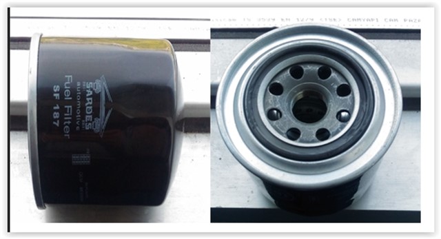 YAKIT FILTRESI [KAPALI TIP] H - 1 - STAREX - H100 MIN - KMY - BESTA - BONGO - CERES - L300 - E2200 - B2200 - B2500 DIZEL 1993 - 