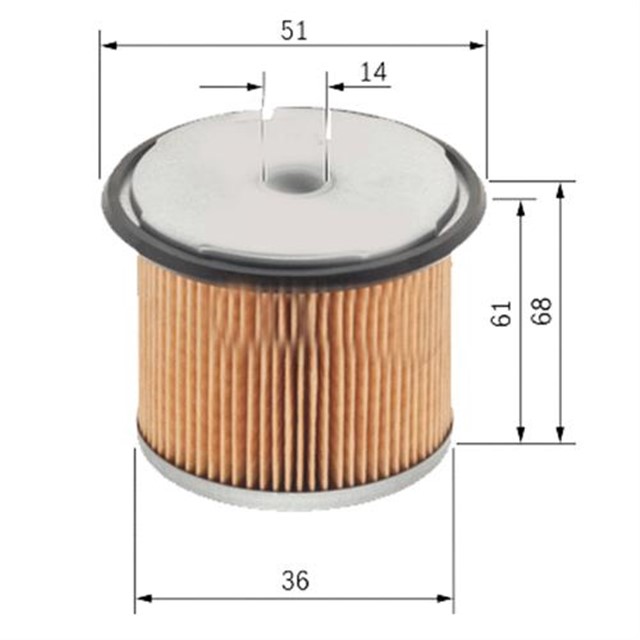 YAKIT FILTRESI MERCEDES KAMYON. 304.403 OTOBUS MF 119 P 707 - PM 807 - KX 35