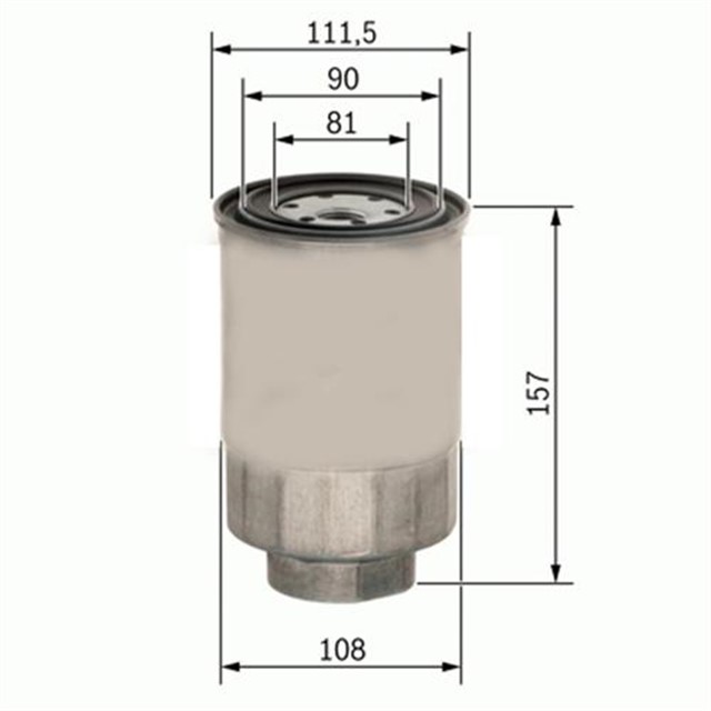 YAKIT FILTRESI SCANIA. DAF. VOLVO SASE FILTRESI ZP 3035F R90P WK 1060/3X - PP 967 - FS 19532