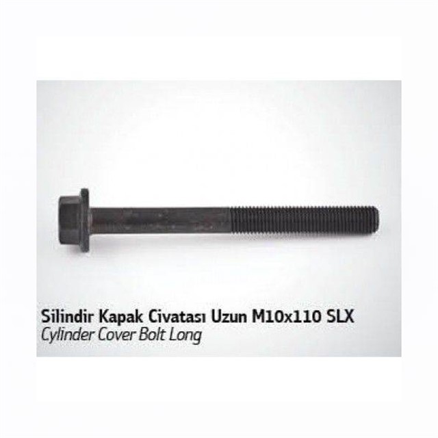 X SILINDIR KAPAK CIVATASI UZUN 10X110 MM. M131 DKS