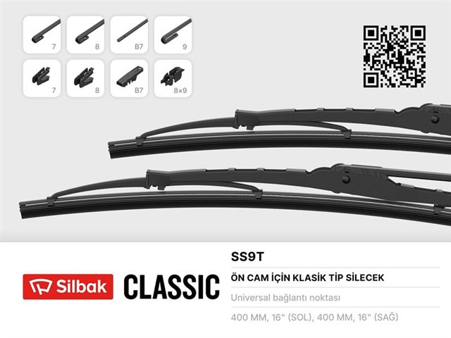 SILECEK SUPURGESI 410MM FIESTA YOLCU TARAFI - J9 - P504 - VOLVO NL12 - MAN KAMYON 19.190 - 32.190 - HINO