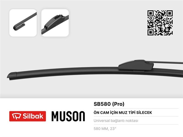 SILECEK SUPURGESI 580MM MUZ TIPI UNIVERSAL