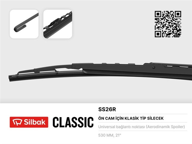 SILECEK SUPURGESI 530MM RUZGARLIKLI UNIVERSAL VOLKSWAGEN - MB800