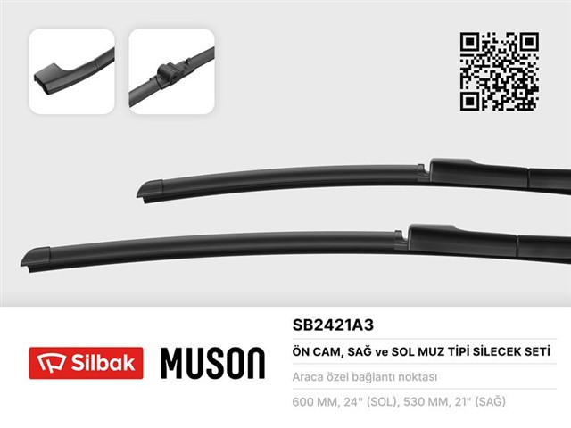 ON SILECEK SUPURGESI MUZ TIPI 600 530MM VW PHAETON