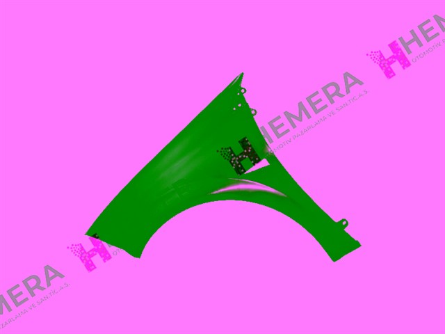 CAMURLUK ON SOL PLASTIK SINYAL DELIKLI RENAULT MEGANE II 2003 - 2008