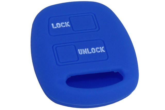 KONTAK ANAHTAR KUMANDA KORUYUCU KILIF SILIKON 2 TUS MAVI TOYOTA COROLLA - YARIS