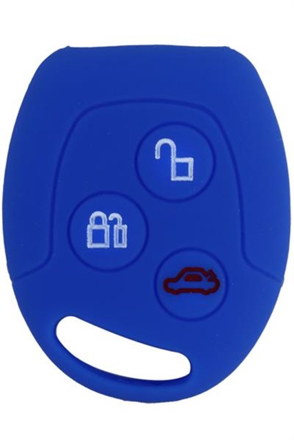 KONTAK ANAHTAR KUMANDA KORUYUCU KILIF SILIKON MAVI FORD FOCUS 1 - FIESTA - MONDEO - CONNECT