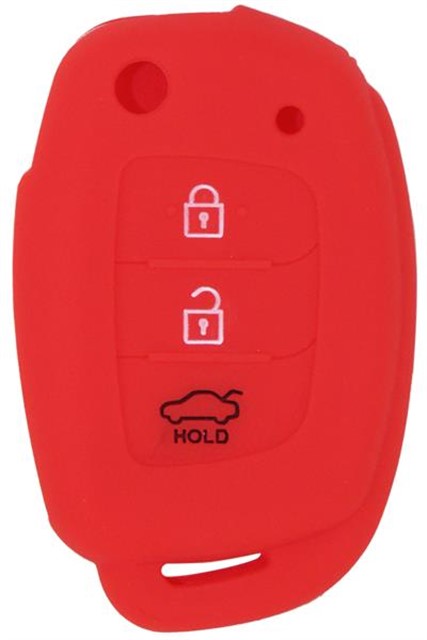 KONTAK ANAHTAR KUMANDA KORUYUCU KILIF SILIKON 3 TUS KIRMIZI HYUNDAI I20 - I30