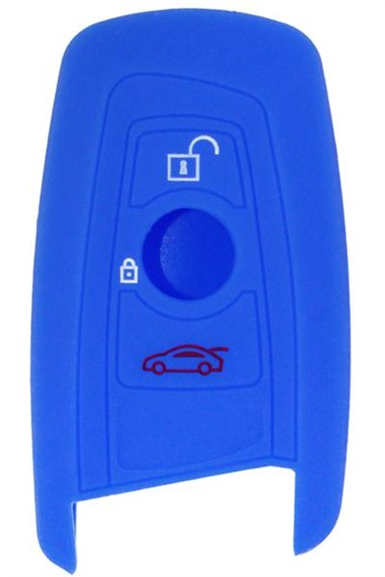 KONTAK ANAHTAR KUMANDA KORUYUCU KILIF SILIKON MAVI BMW 116 - 118 - 316 - 318 - 320 2010 - 2018