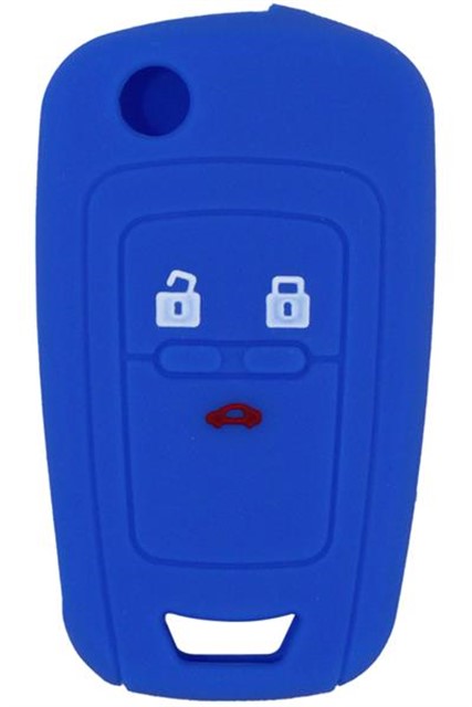 KONTAK ANAHTAR KUMANDA KORUYUCU KILIF SILIKON MAVI CHEVROLET CRUZE - AVEO