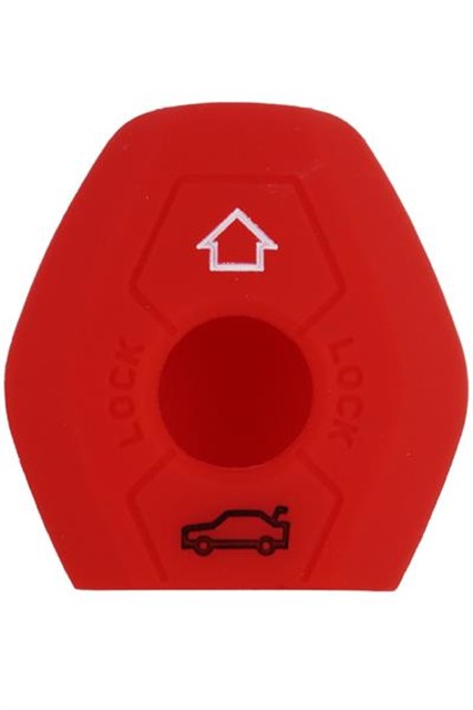 KONTAK ANAHTAR KUMANDA KORUYUCU KILIF SILIKON KIRMIZI BMW E46 - E39 - E63 - E60 - E36 - E81 X5 - 6 SERISI - Z3 - Z4