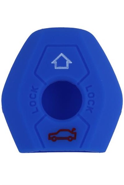 KONTAK ANAHTAR KUMANDA KORUYUCU KILIF SILIKON MAVI BMW E46 - E39 - E63 - E60 - E36 - E81 X5 - 6 SERISI - Z3 - Z4