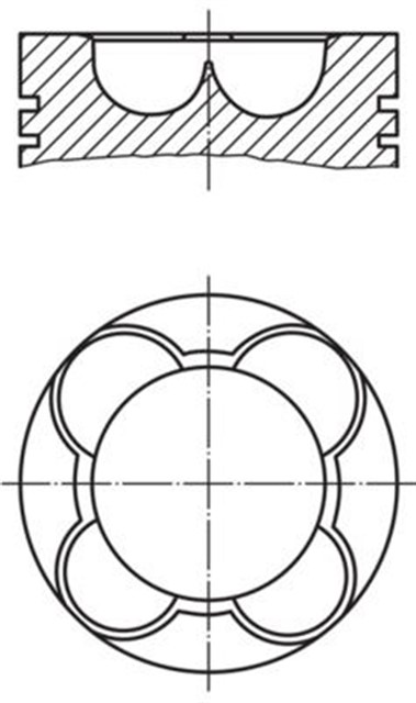 PISTON SEGMAN 84.50MM 0.50 BMW M57 D30 E46 E60 E90 E92 E65 E66 E83 E53