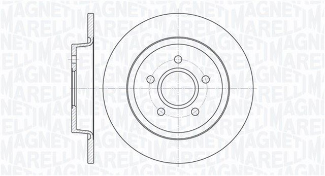 ARKA FREN DISKI AYNA FOCUS II04 11 C - MAX 07 09 VOLVO V50 04 12 C30 06 12 C70 II 05 13 S40 II 04 04 12 17 JANT - 16 JANT DUZ 280MM 5 BIJON