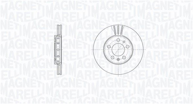 FREN DISKI ON [ADET] GOLF4 - BORA - A3 - TOLEDO - POLO 97 - 