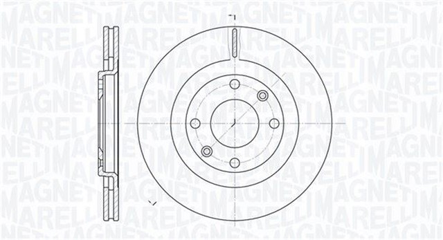 ON FREN AYNASI PARTNER - BERLINGO 96 P206 99 P306 94 XSARA 99 XANTIA 93/03 266X20.5X4DLXHAVALI