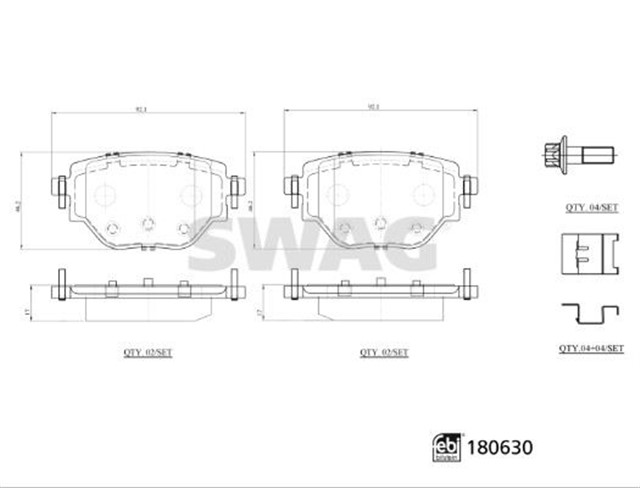 ON FREN BALATASI CORSA F 19 C4 20 2008 19 208 19 249 MM