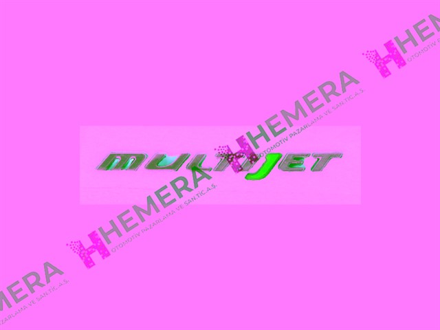 AMBLEM MULTIJET FIAT/KIRMIZI FIAT DOBLO