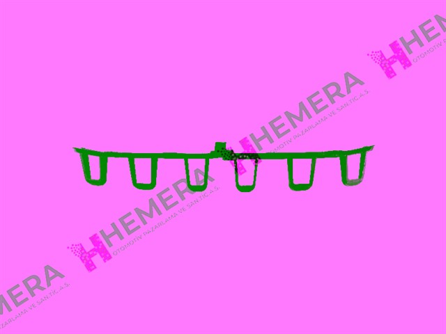 BRAKET TAMPON ARKA BAGLANTI FORD FOCUS 2010 - 2019