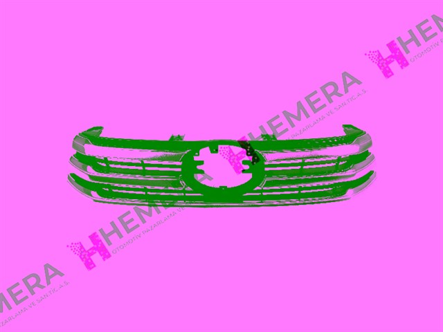 PANJUR ON NIKEL AMBLEM HARIC TOYOTA HILUX 2015 - 2017